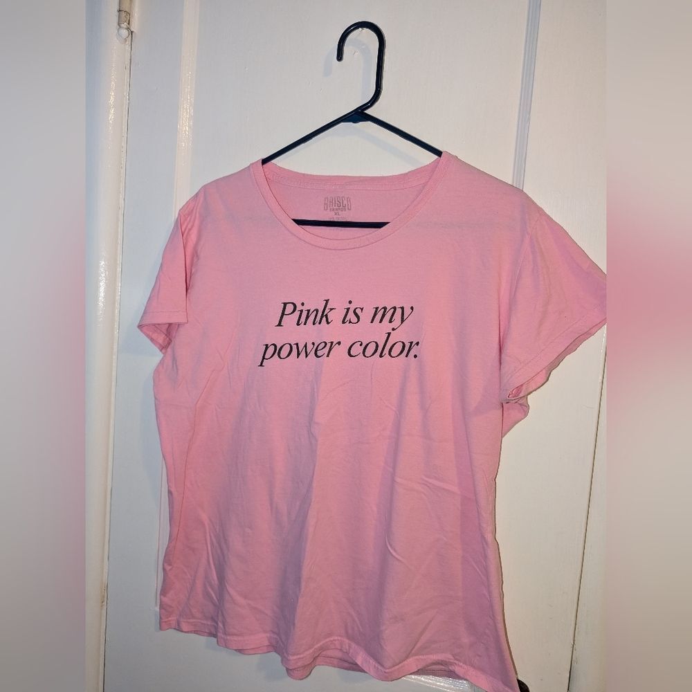 Baisico Brands Pink is my power color T-Shirt Pre-owned